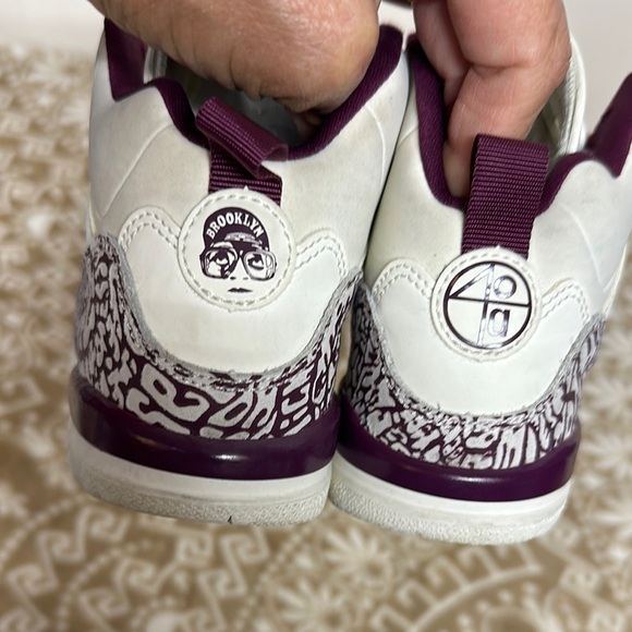 Nike Air Jordan Spizike Sail Bordeaux Red Bronze PS - Picture 10 of 11